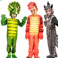Accessoires de spectacle de dinosaures pour enfants, Costume de mascarade d'halloween, vêtements de fête sur scène de Cosplay de dinosaure