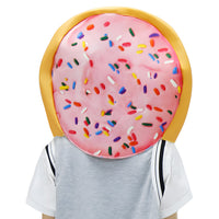 Conjunto de cabeza de Donut para fiesta de Halloween, accesorios para pastel de fresa, disfraz de escenario actuación
