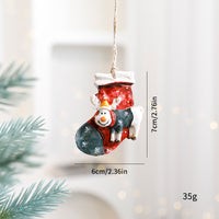 Resin Christmas Tree Ornaments Santa