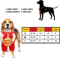 Basketball Player Costume Dog Costume
