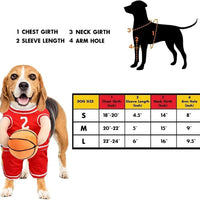 Basketball Player Costume Dog Costume