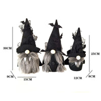 Poupées décoratives d'Halloween Gnome Witch
