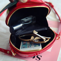 One-shoulder Crossbody  Apple Hard Shell Bag
