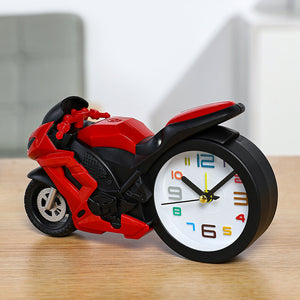 New Personalized Alarm Clock Decoration Student Craft Gift Simulation Racing Model Children's Toy Birthday Gift Clock