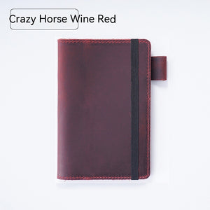 Leather Kraft Notebook Wallet