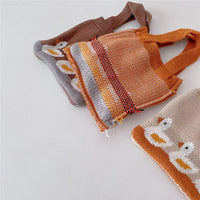 Children's Knitted Goose Tote Bag
