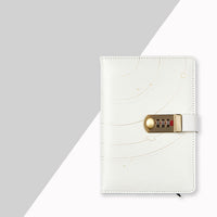 Password Book Diary With Lock Fingerprint Simple Literary Retro Constellation Notebook
