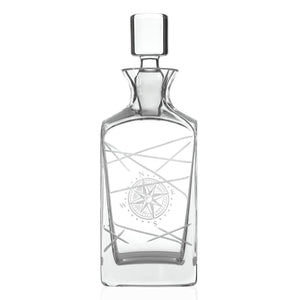 Compass Star Longitude 3Pc Gift Set | Decanter & Glasses