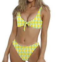 Fruit Print Bikini Swimsuit
