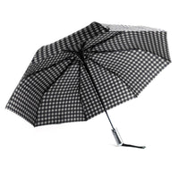 Gingham Checkered Compact Auto-open Umbrellas
