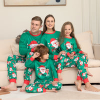 Christmas Pajamas For Family Matching Family Christmas PJs Sets Santa Claus Printed Top Sleepwear