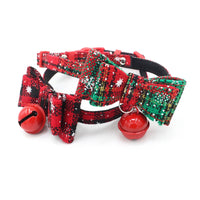 Christmas Small Dog Cat Bowtie Collar
