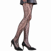 Halloween Spider Web Leopard Print Fishnet Stockings