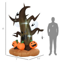 Inflatable Haunted Halloween Tree Outdoor Decoration

