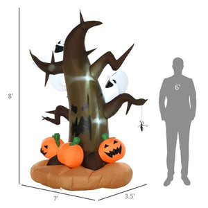 Inflatable Haunted Halloween Tree Outdoor Decoration