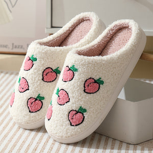 Fruit Printed Cotton Slippers