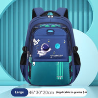 Spaceman Primary School Student Oxford Cloth Schoolbag Children Nylon Backpack
