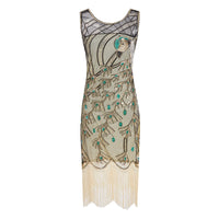 Peacock Cocktail Dress
