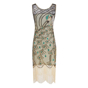 Peacock Cocktail Dress