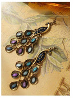 Miss Peacock diamond temperament earrings
