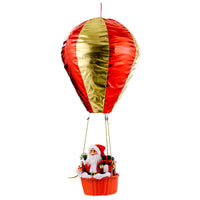 Hanging Hot Air Balloon with Santa
