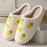 Fruit Printed Cotton Slippers