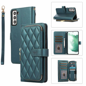 Crossbody Zipper Wallet Samsung Phone Case