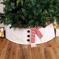 Snowman Christmas Tree Base Skirt