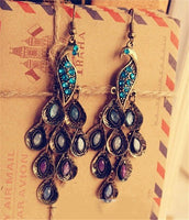 Miss Peacock diamond temperament earrings
