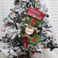 3D Plush Christmas Stocking
