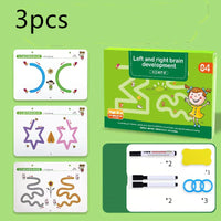 Interesting Children's Pen Control Training This Kindergarten Erasable Paper
