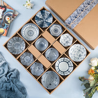 Blue And White Rice Bowl Ceramic Tableware Gift Set