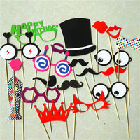 Hand Holding Wedding Funny Photography Props Paper Beard
