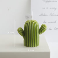 Handmade Cactus Shaped Scented Candles