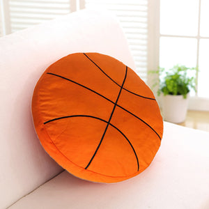 Almohadas de cojín de felpa con forma de pelota deportiva