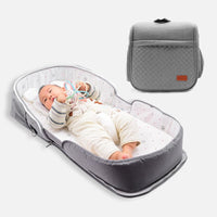 Newborn Baby Crib Foldable And Portable Mobile Backpack
