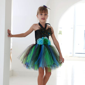 Peacock Princess Dress (Toddler/Child)