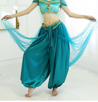 Costume de Cosplay Jasmine, Costume de princesse de danse du ventre, Costume de spectacle
