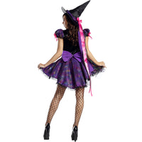 Spider Web Witch Clothes Halloween Magic Wizard Cos Costume
