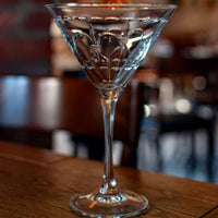 Vaso Fleur De Lis Martini de 10 oz: Caja de 12