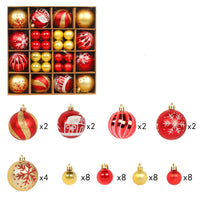 Creative Christmas Decorative Ball Ornaments Gift Box Sets
