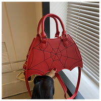 Halloween Spider Web Saddle Bags Fashion Personality Crossbody Shoulder Bag With Handle Women's Handbags
