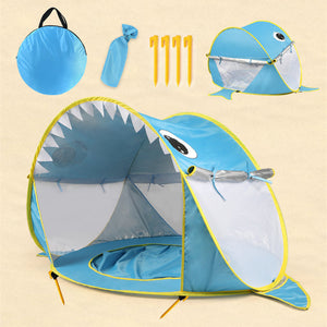 Children's Outdoor Beach Tent Single Layer Camouflage Western Style Double Easy Single Layer