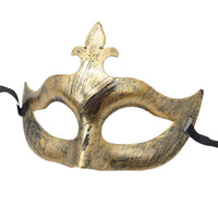 Fiesta de baile de Halloween Príncipe vintage Máscara de cabeza plana

