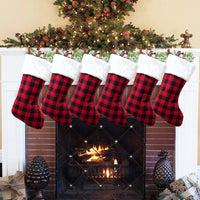 Buffalo Plaid Christmas Stockings
