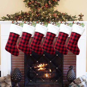 Buffalo Plaid Christmas Stockings