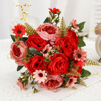 Hotel Photography Props Fake Flowers Shulman Peony Flower Decoration
