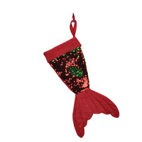 Sequined Mermaid Tail Christmas Stockings
