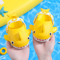 Zapatillas de tiburón para niños, niños, niñas, lindos zapatos antideslizantes
