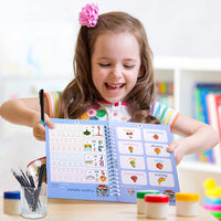 Copy Book Children Writing Sticker Practice English Copybook
